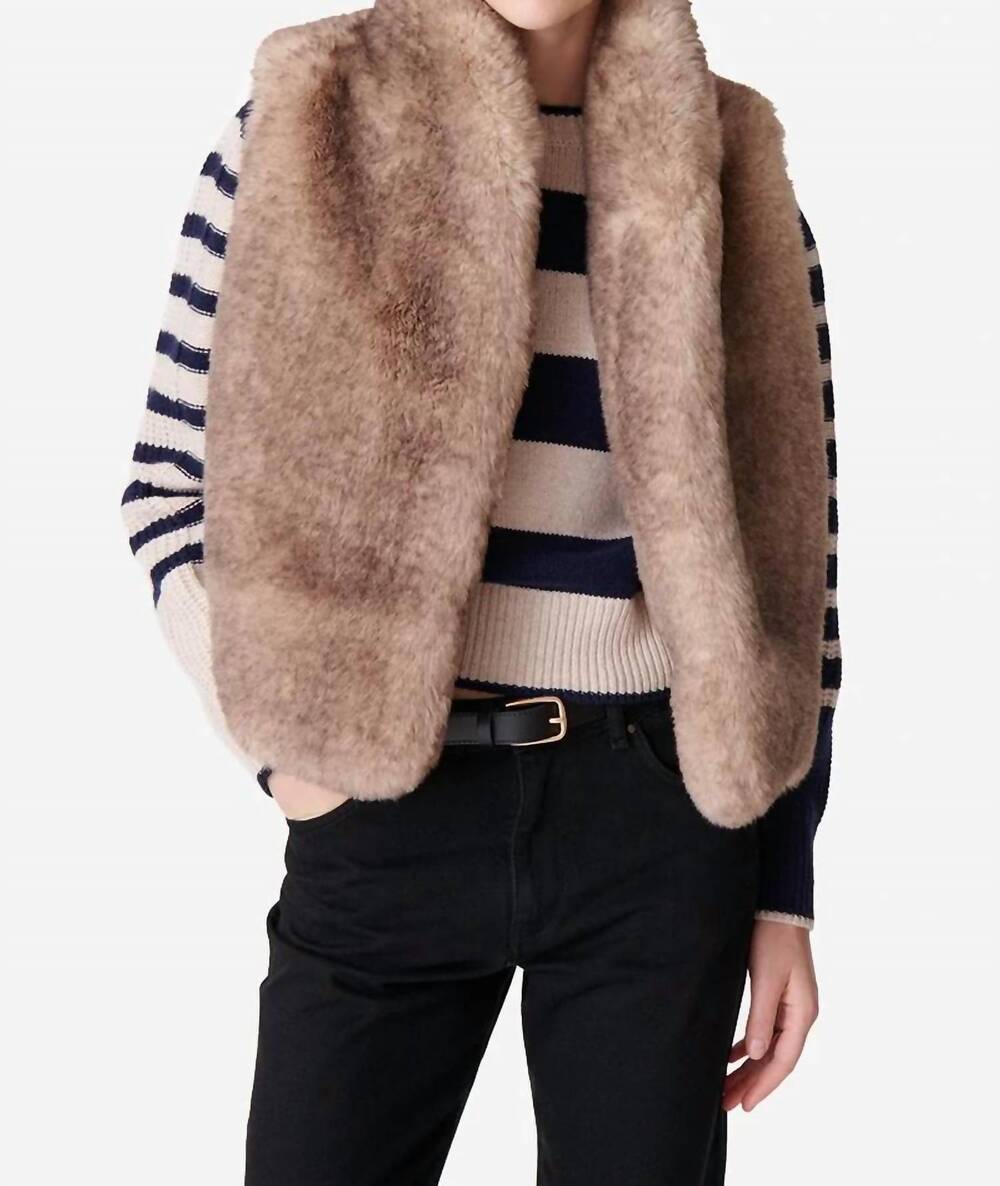 NEW VANESSABRUNO marcello vest in greige